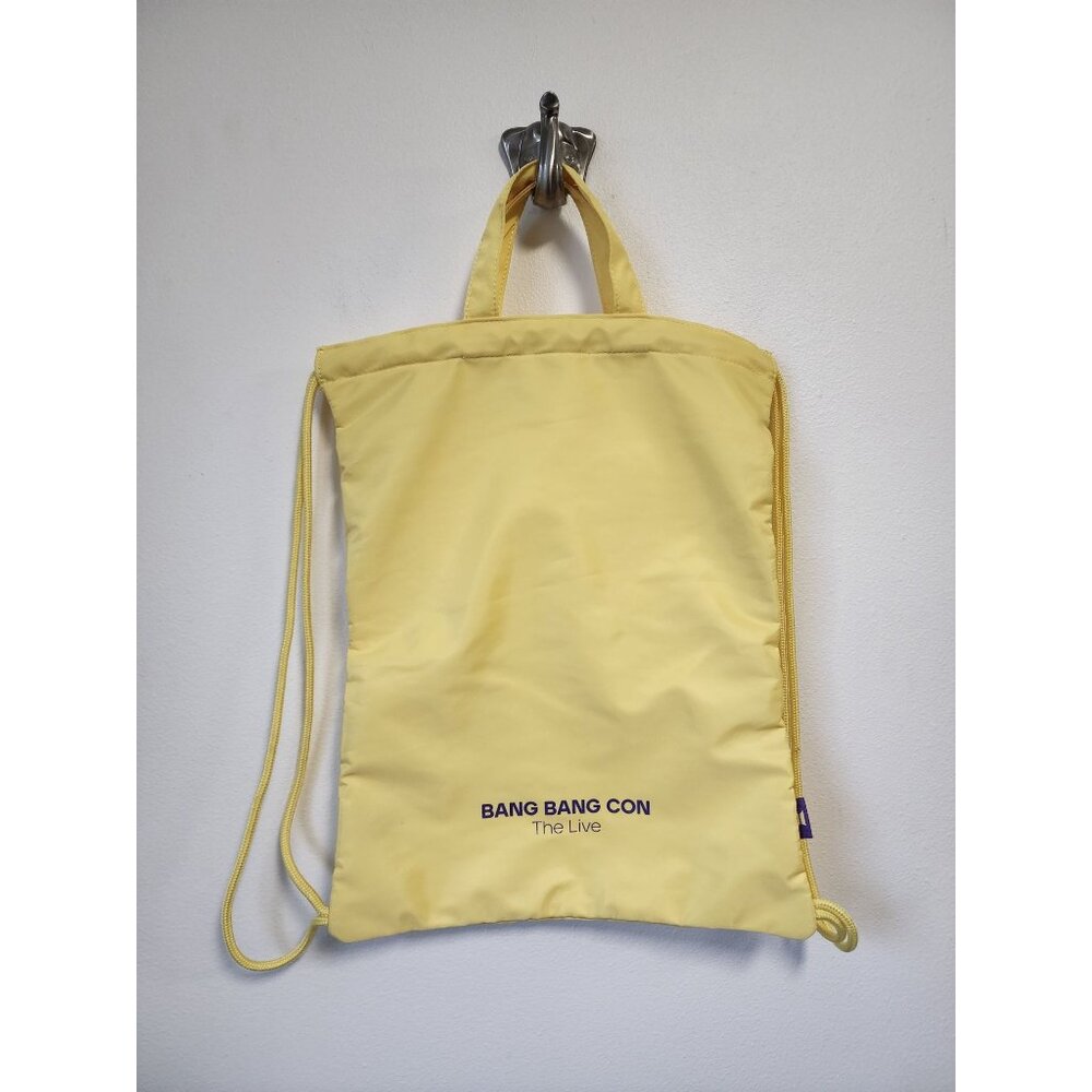 Big Hit bang bang con yellow glove drawstring backpack
